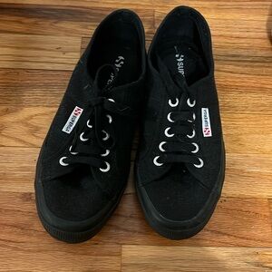 Superga black sneaker size US 7 women